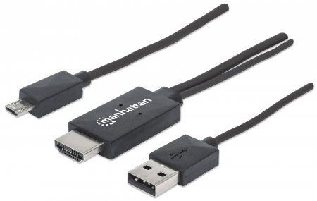 MHL Micro-USB zu HDMI & USB Adapterkabel 151511 für Smartphones mit MHL