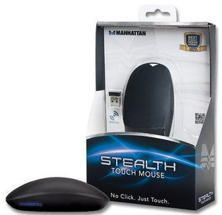 Maus Manhattan Stealth Touch schwarz cordless kabellose Maus