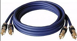 Audiokabel 10m 2CS-2CS PROFI-Qualität vergoldet 2x2 Cinch-Stecker, Stereo, Audio Digital, doppelt geschirmt