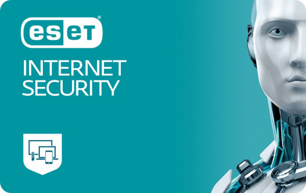 ESET Internet Security für  2 Geräte 'Editon 2021' Lizenz für 1 Jahr