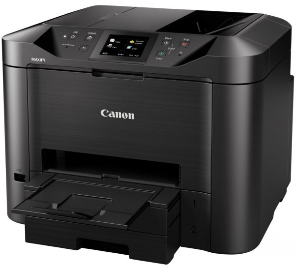 Canon AIO color INK A4 MAXIFY MB5450 LAN, WLAN, USB A4-Arbeitsgruppen-AIO-Tintenstrahl-Farbe, Duplex-ADF, 2 Kas.