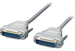RS232 Kabel  3m    25P. S/S 1:1 belegt serielles Kabel, 25polig, Stecker-Stecker, ungekreuzt