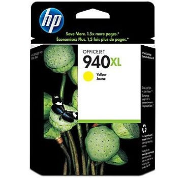 Tinte HP C4909AE Officejet Pro 8500 yellow HP940XL HC für ca. 1.400 Seiten bei 5% Deckung