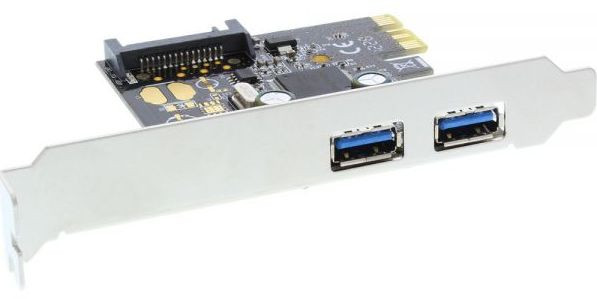 PCIe USB 3.0 Schnittstellen 2-fach Plug and Play kompatibel PCI-Express 2.0 (x1), inkl. Low-Profile Slotblech
