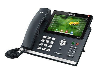 IP-Telefon Yealink SIP-T48G VoIP PoE SIP-IP Farb-Display VoIP-Telefon mit Tastenfeld + Touchscreen, PoE
