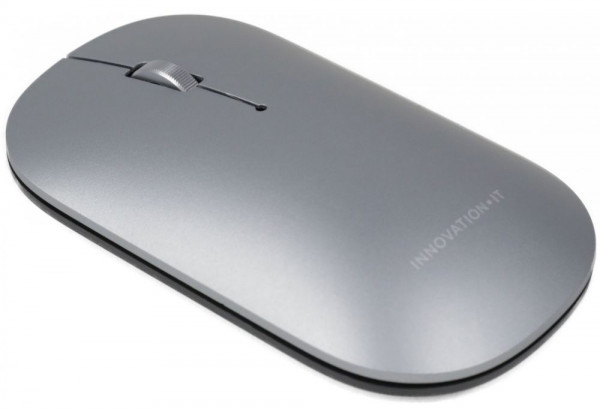 Maus Innovation IT Silber Wireless Dual Mode USB/Bluetooth schnurlose Scrollmouse für Rechts- und Linkshänder