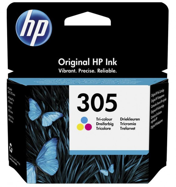 Tinte HP 3YM60AE No. 305 color 4.48 ml, für ca. 100 Seiten
