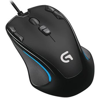 Maus Logitech G300s Mouse mit USB-Kabel EOL 9 programmierbare Bedienelemente