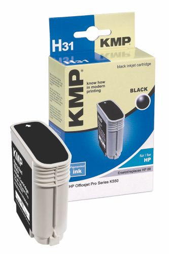 Tinte HP C9396AE No. 88 black kompatibel KMP H31 schwarz, 58.9 ml, oem 1704,4961, !! Restposten !!