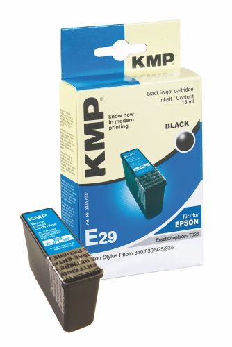 Tinte Epson T026401 kompatibel KMP E29 18 ml, black