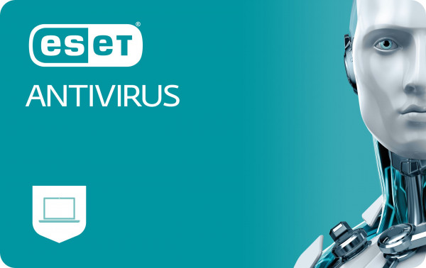 ESET NOD32 Antivirus für 2 Geräte Lizenz für 1 Jahr, ohne Datenträger