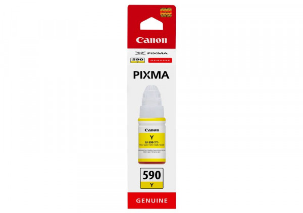 Tinte Canon GI-590 Y Original Yellow 70 ml Flasche, für bis zu 7.000 Seiten
