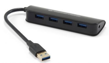 USB-Hub (USB 3.0)   4 Ports Conceptronic passiv Plug & Play USB-Verteiler, passiv - ohne Netzteil