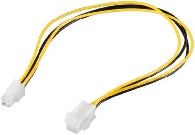 Stromversorgungs-Verlängerung 4polig S-B für 12V (P4) Stecker an Buchse