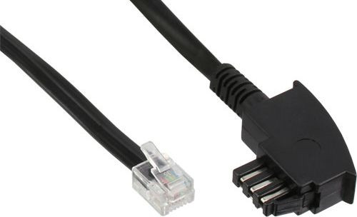 TAE-N Kabel 6adrig an RJ11 (6P4C) 6m langes Modem/Fax-Anschlußkabel