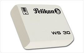 Radiergummi Pelikan WS30 Speckgummi groß Radierer aus Naturkautschuk, oem 619528