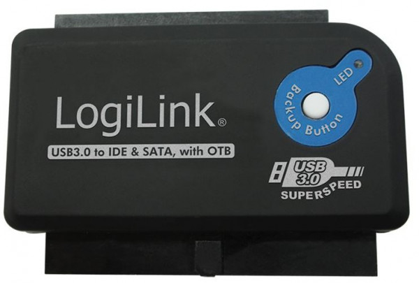 USB-Adapter USB 3.0 an IDE/SATA Logilink AU0028A um Festplatten etc. direkt an USB anzuschließen, Konverter