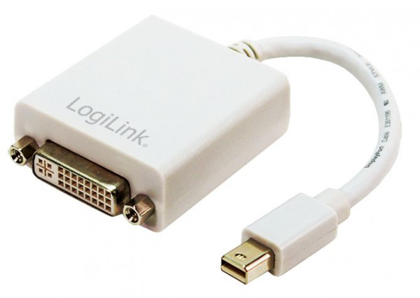 VGA-Adapter Mini-DisplayPort Stecker auf DVI-Buchse Logilink Adapter ist ideal für Mac-Geräte
