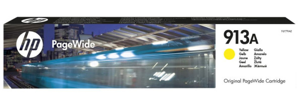 Toner HP 913A Yellow Pagewide für ca. 3.000 Seiten bei 5% Deckung