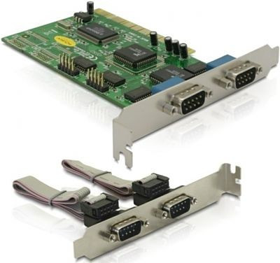 COM-Schnittstelle PCI  4fach FIFO 4x seriell, 9polig