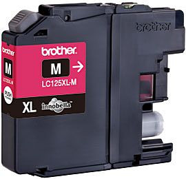Tinte Brother LC-125XLM magenta Original für ca. 1.200 Seiten bei 5% Deckung