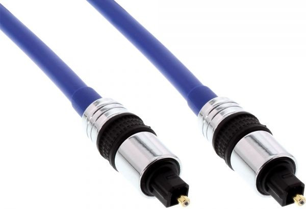 Audio-Kabel optisch 2xToslink-Stecker 5.0m PROFI-Qualität High-End Ausführung, Premium-Qualität, vergoldete Stecker