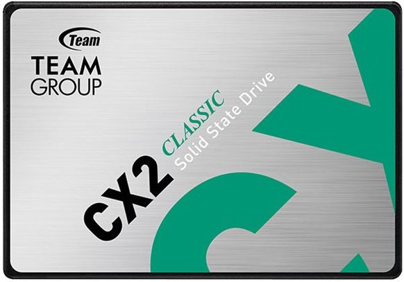 SSD 6,4 cm   2 TB Team CX2 1600 TBW, SATA 6 Gbit/s, 540 MB/s lesen, 490 MB/s schreiben