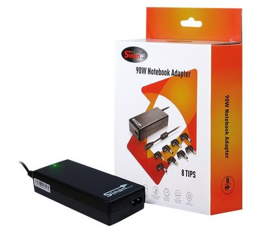 Netzteil Universal  90 Watt für Notebooks INTERTECH Sinan Zubehör im Lieferumfang: 8 Notebook-Ausgangsstecker