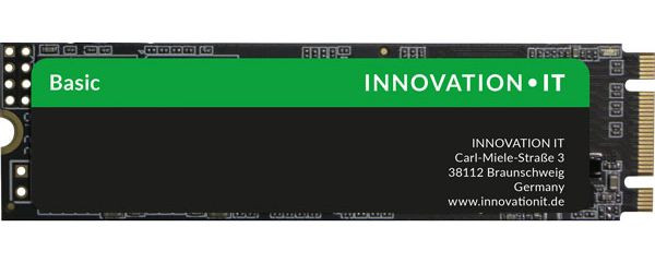 SSD M.2 480GB InnovationIT Basic 3D TLC 550 MB/s lesen, 500 MB/s schreiben