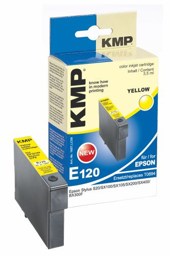 Tinte Epson T08944010 yellow kompatibel KMP E120 5.8 ml, oem 1607,LC09