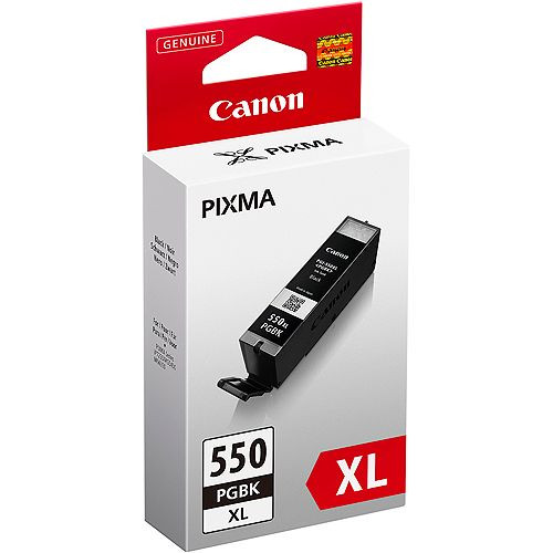 Tinte Canon PGI-550pgbkXL schwarz Original 22ml,für ca. 500 Seiten, pigmentiertes Schwarz, oem 6431B001
