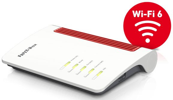 FRITZ!Box Fon 7530 AX AVM DSL-Modem/Router bis Supervectoring VDSL 300, Dual WLAN mit Wi-Fi 6 (WLAN AX)