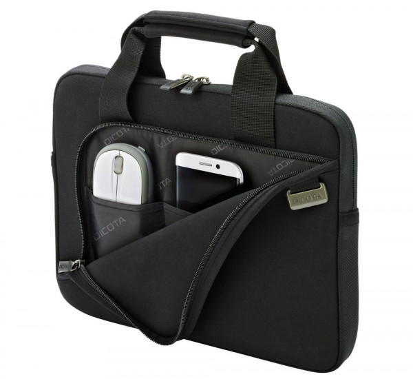 Tasche 29.5 cm (10-11.6'') Geräte Dicota Schwarz Neopren Notebook-Hülle mit gepolsterten Griffen