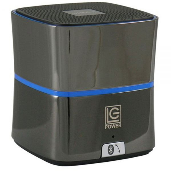Lautsprecher Bluetooth LC-SP-3B-Cylindron NFC leistungsstark Bluetooth Speaker NFC-Funktion & Akku, Anthrazitmetallic