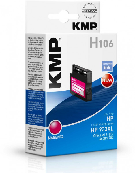 Tinte HP 933XL magenta KMP H106 kompatibel zu HP No. CN055AE