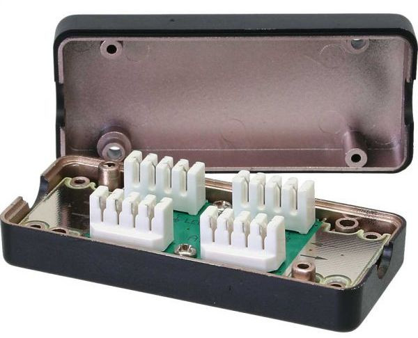 KAT6eA-Installationsverbinder geschirmt LSA-Anschlußtechnik, Verbindungsmodul Cat.6A