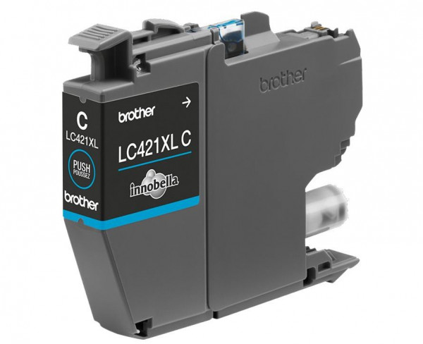 Tinte Brother LC-421xlc Cyan für ca. 500 Seiten 5% Deckung