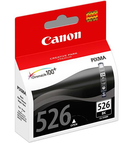 Tinte Canon CLI-526BK schwarz pigmentiert Original für IP4850, oem 4540B001