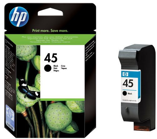 Tinte HP 51645A schwarz No. 45 Original HP 42ml für ca. 833 Seiten