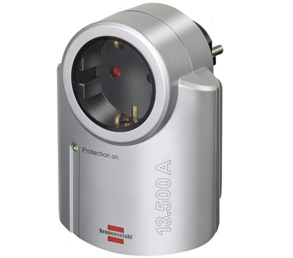 Überspannungsschutz 1-fach Brennenstuhl Silber externer Überspannungsschutz 220-250 V, 50/60 Hz, max. 16A