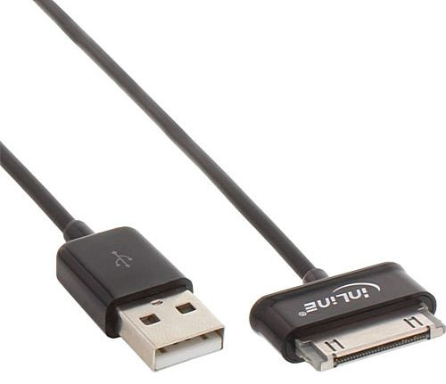USB-Kabel 2.0 A an Samsung Galaxy Tablet 3m für Laden+Datenaustausch zwischen Samsung Galaxy Tab und PC