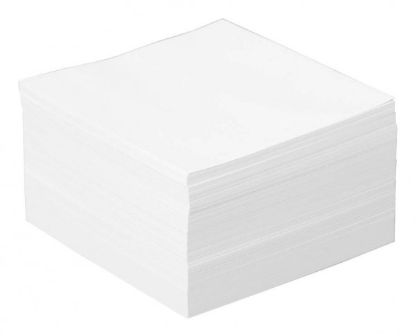 Zettelbox-Nachfüller weiß 9*9 cm, 500 Blatt lose !! NEU !! 80 g/qm, elementar chlorfrei gebleicht (ECF)