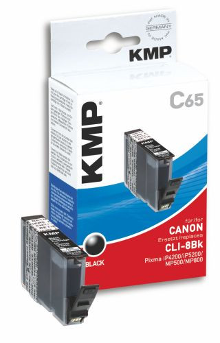 Tinte Canon CLI8bk kompatibel KMP C65 13 ml, black dye, für PIXMA iP4200