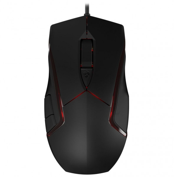 Maus Cherry MC 3.1 USB Schwarz RGB beleuchtet 7-Tasten-Kabelmaus für Links- und Rechthänder, 5000 dpi