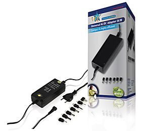 Netzteil Universal 36W HQ 5-12V bis 3 A, 13.5-15 V bis 2.4A