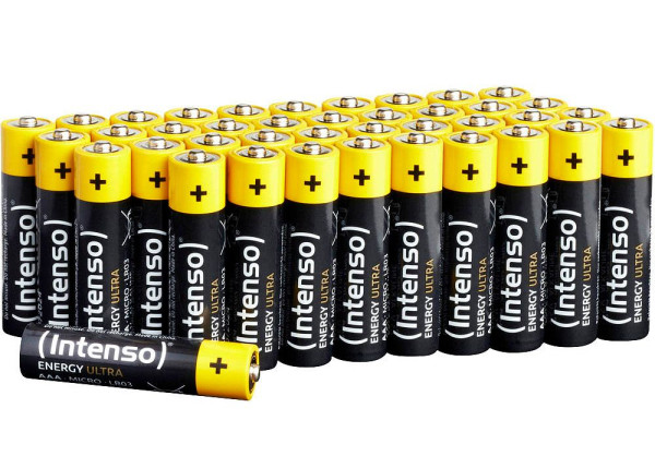 Batterie AAA/Micro Intenso  Energy Ultra 40 Stück (** Alkali-Mangan, 1,5 Volt, LR 3, LR 03, MN2400, HR3, HR03, FR3