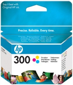Tinte HP CC643EE color low capacity HP 300 4 ml, für Deskjet D2560 etc.