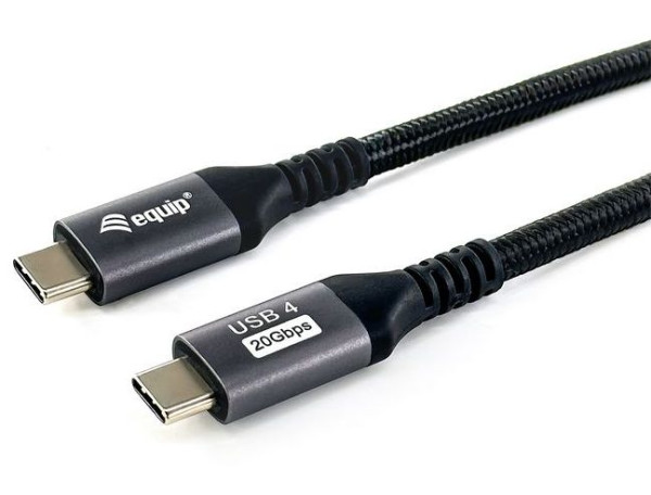 USB-Kabel 4.0 Gen 2x2 C-Stecker an C-Stecker 2m Schwarz PD 100W, 4K/60Hz, 20Gbps