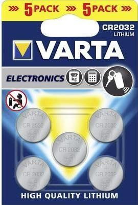 Batterie Lithium 3V  Cr2032 5er Pack Varta (** 5x Knopfzellen a 3V 220mAh