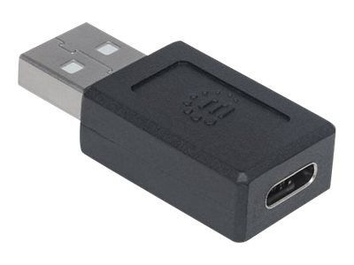 USB-Adapter 2.0 A-Stecker an C-Buchse MANHATTAN für 480 Mbit/s, max. 3 A
